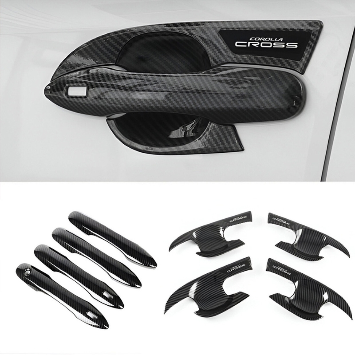 Carbon Fiber Door Handle Cover Kit