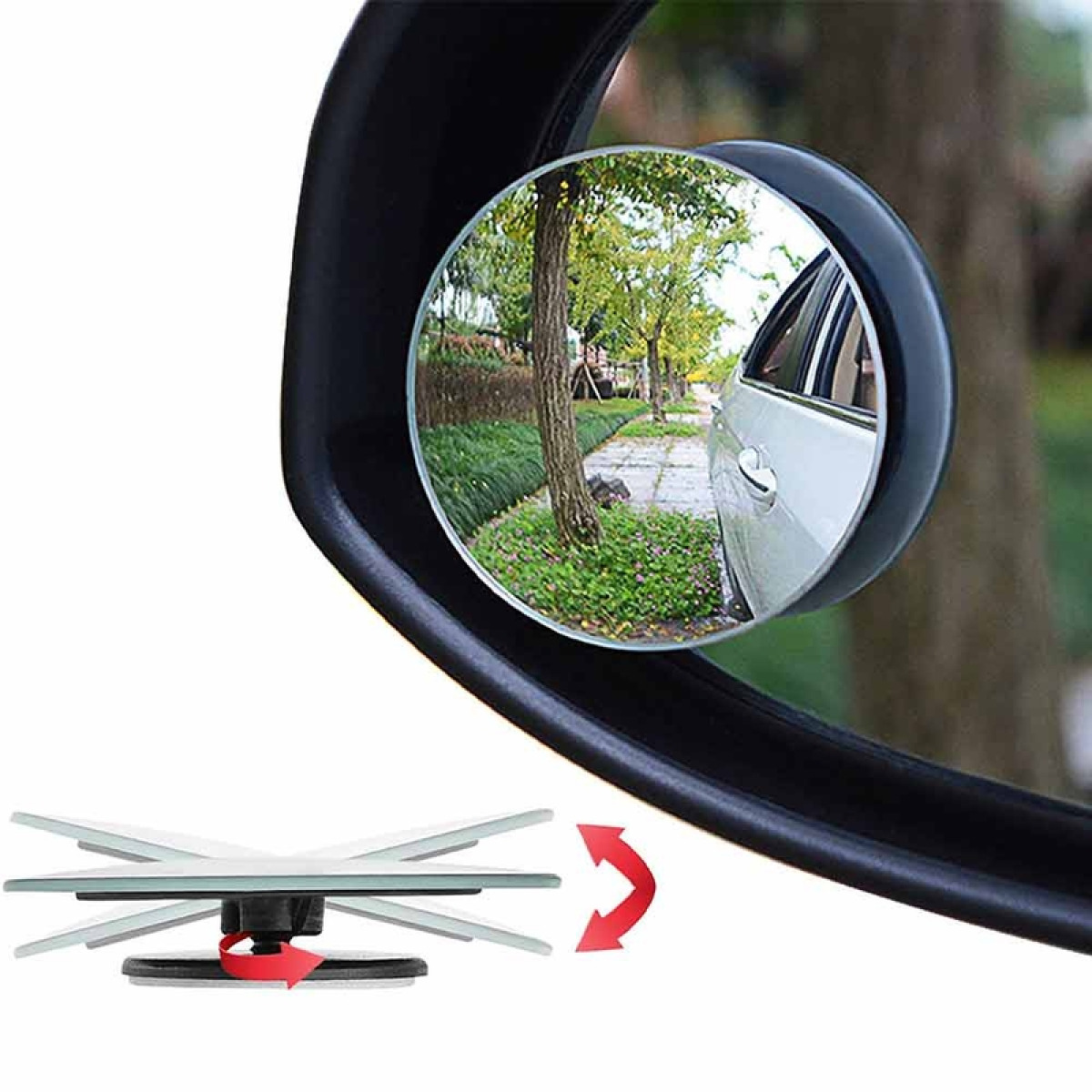 Mini Blind Spot Mirror 2ps