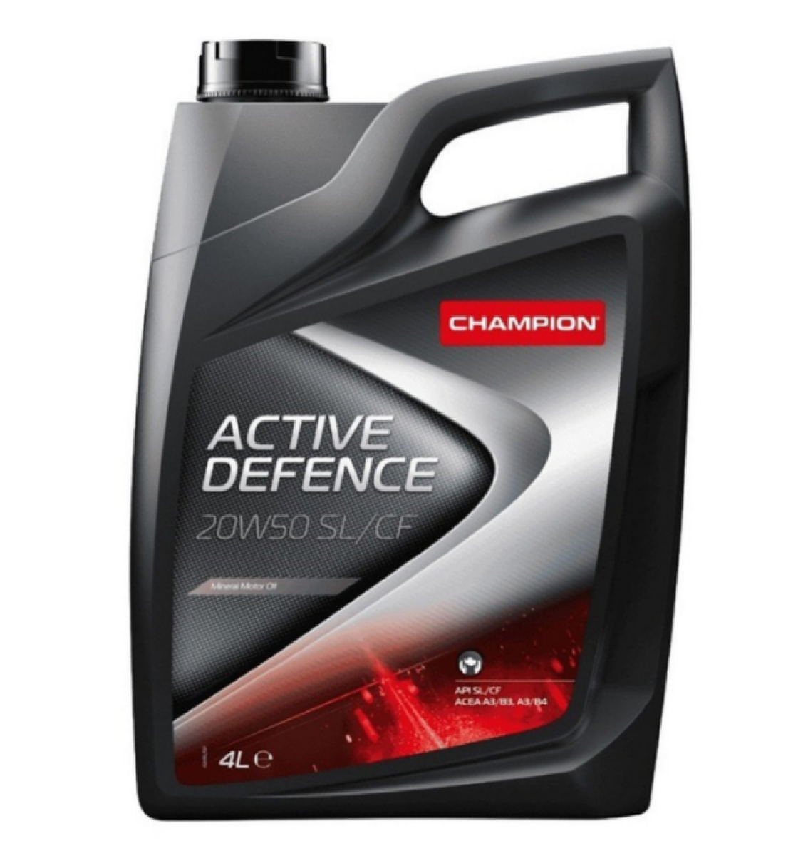 Champion Active Defence 20W-50 SL/CF Mineral Engine Oil – 4 Liters