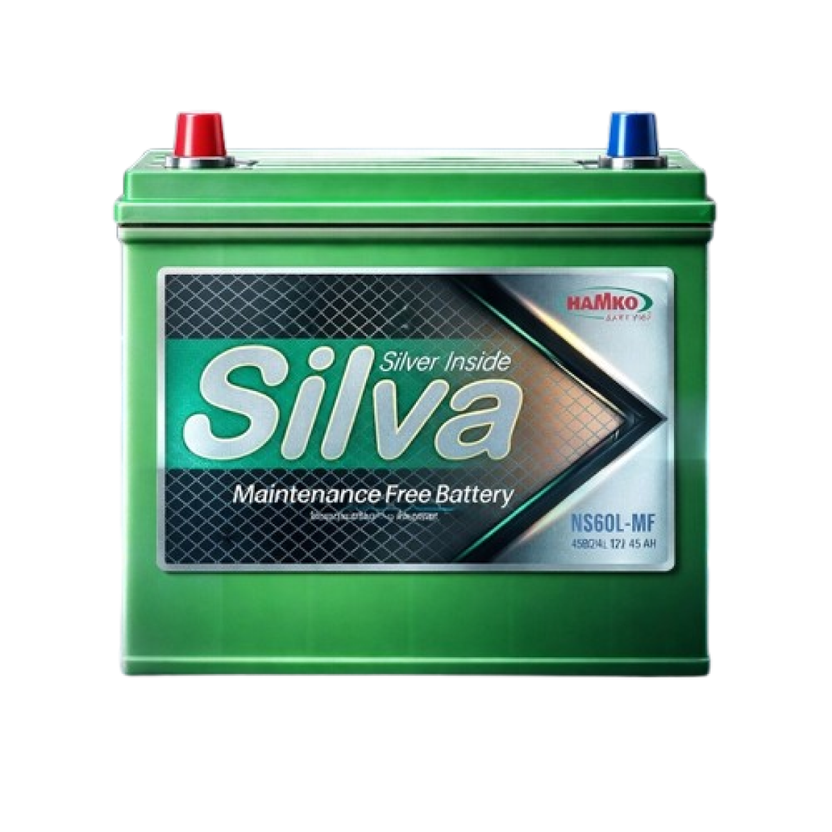 Hamko Silva NS60L-MF Car Battery 12V 45Ah