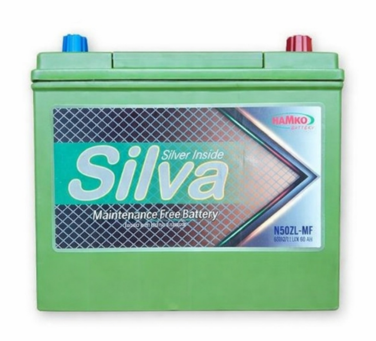 Hamko Silva N50ZL-MF Car Battery 12V 60Ah 