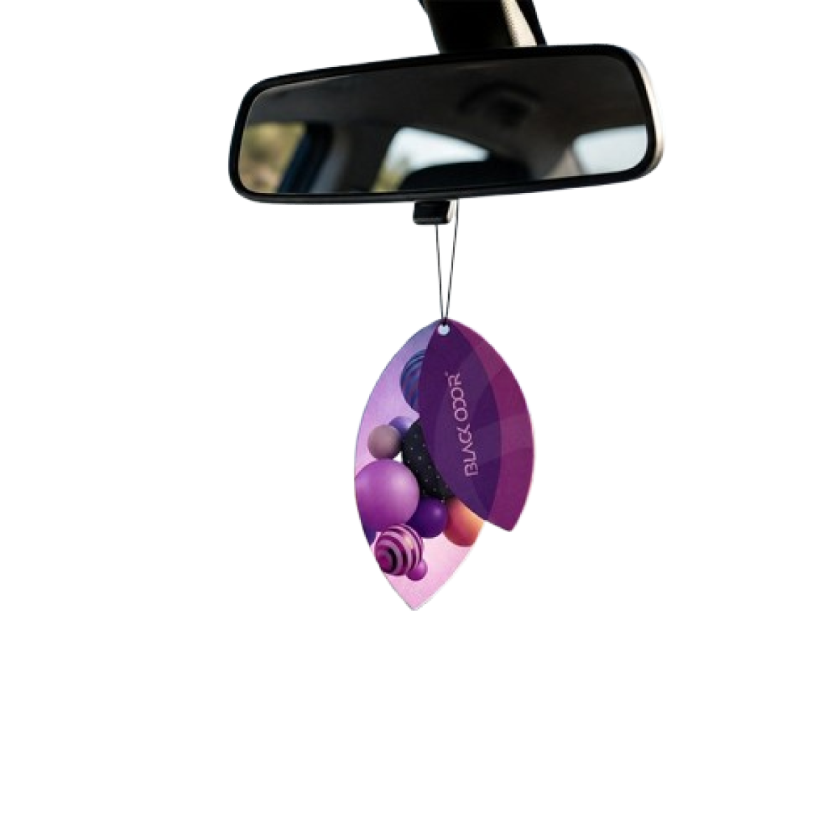 Black Odor Hanging Car Air Freshener