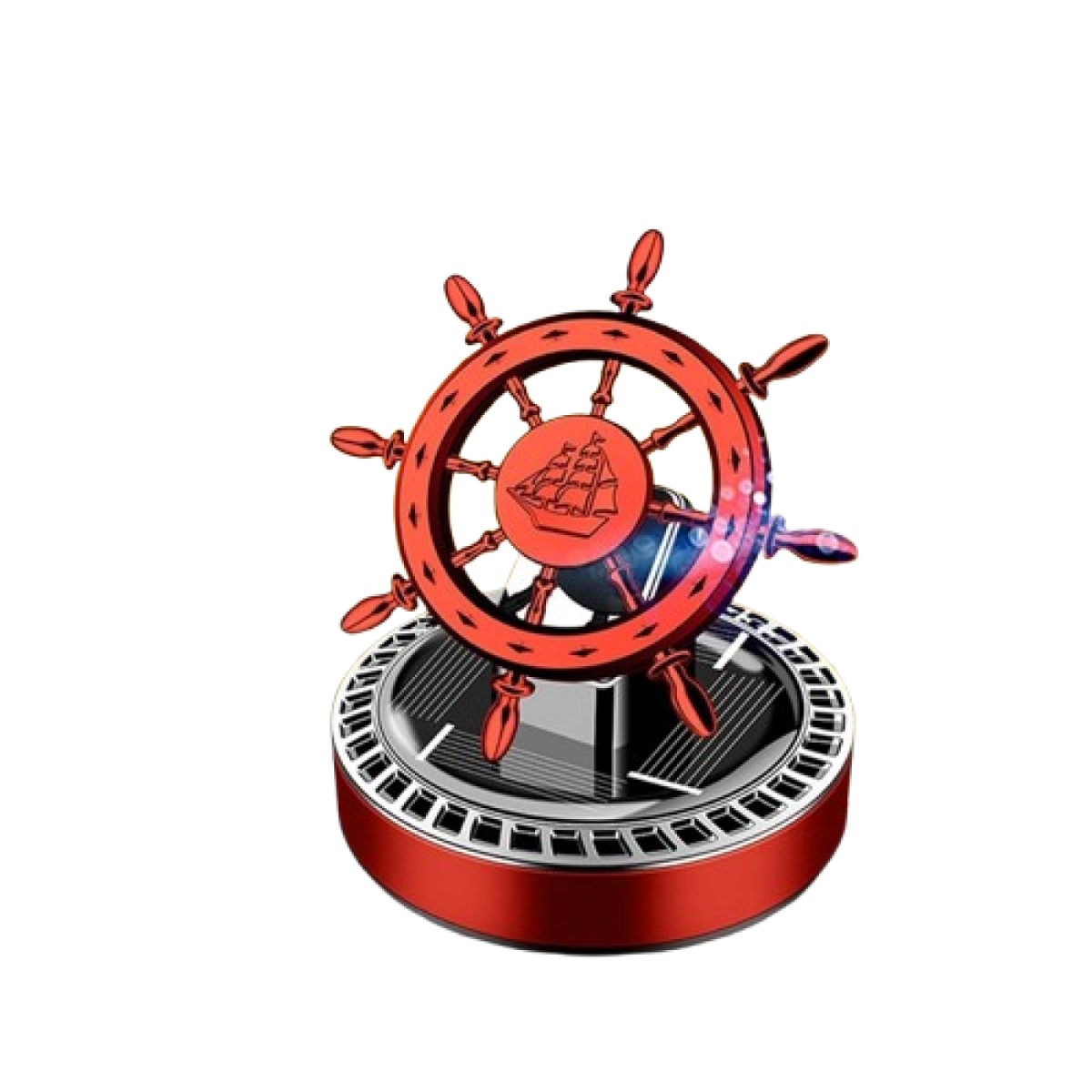 Ship Wheel Car Solar Air Freshener